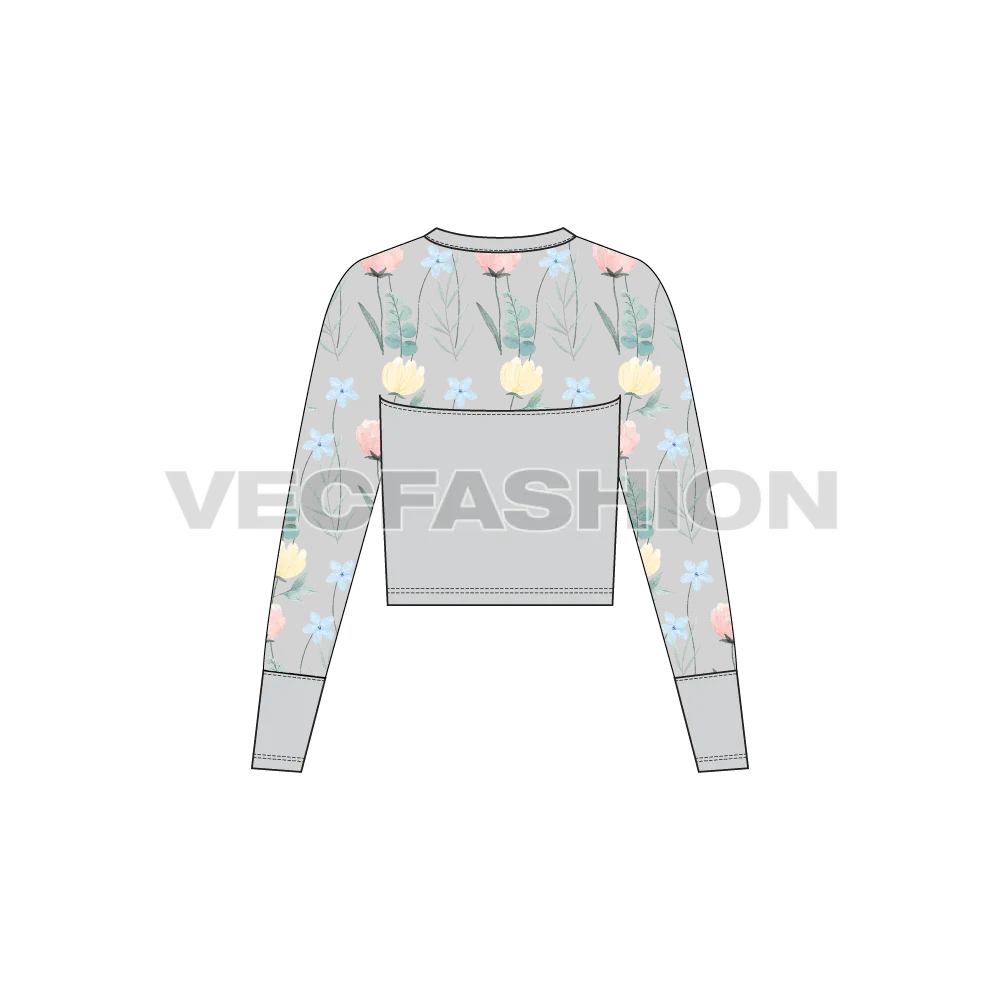 Women's Floral Embroidered Sheer Mesh Top