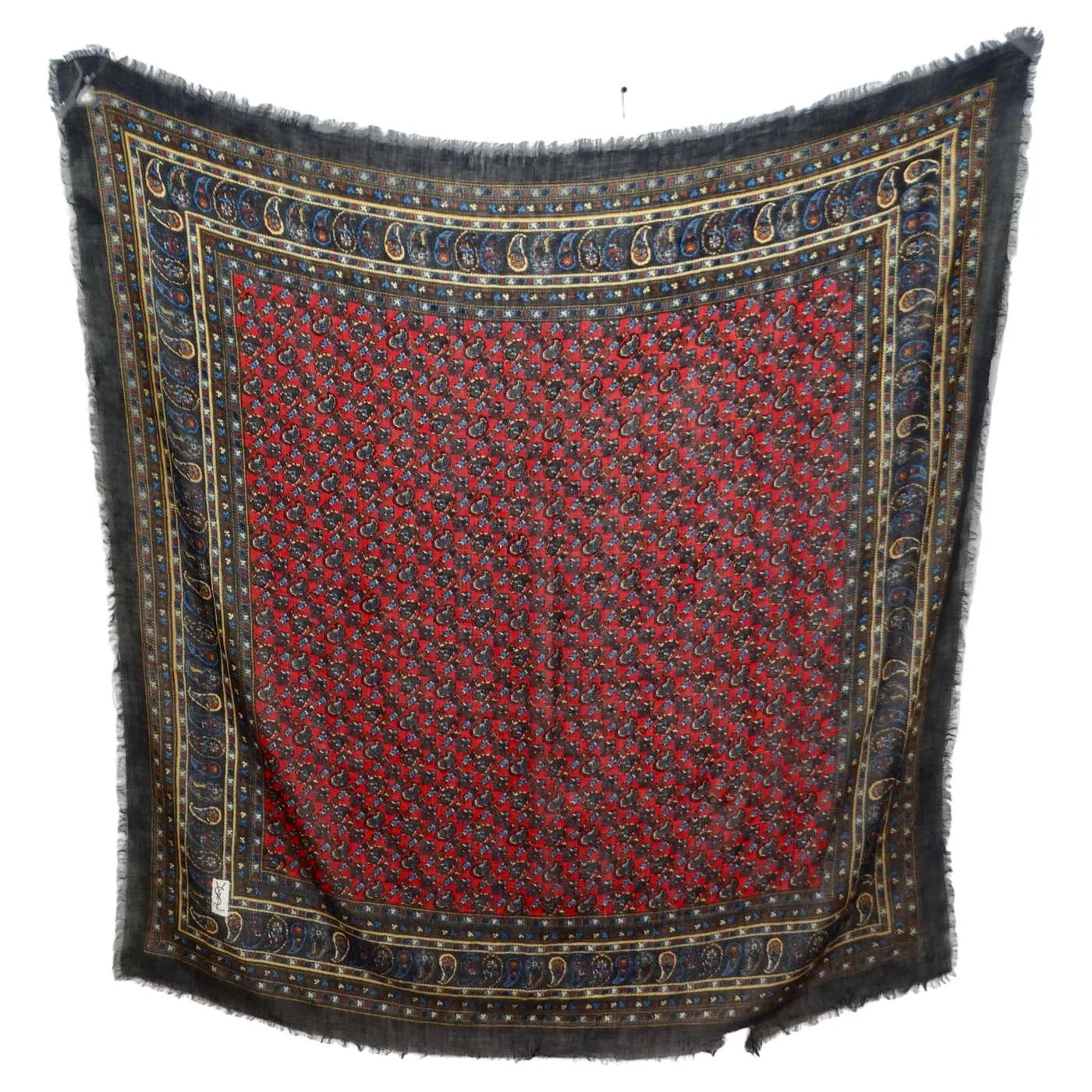 Yves Saint Laurent 1980s Wool Scarf