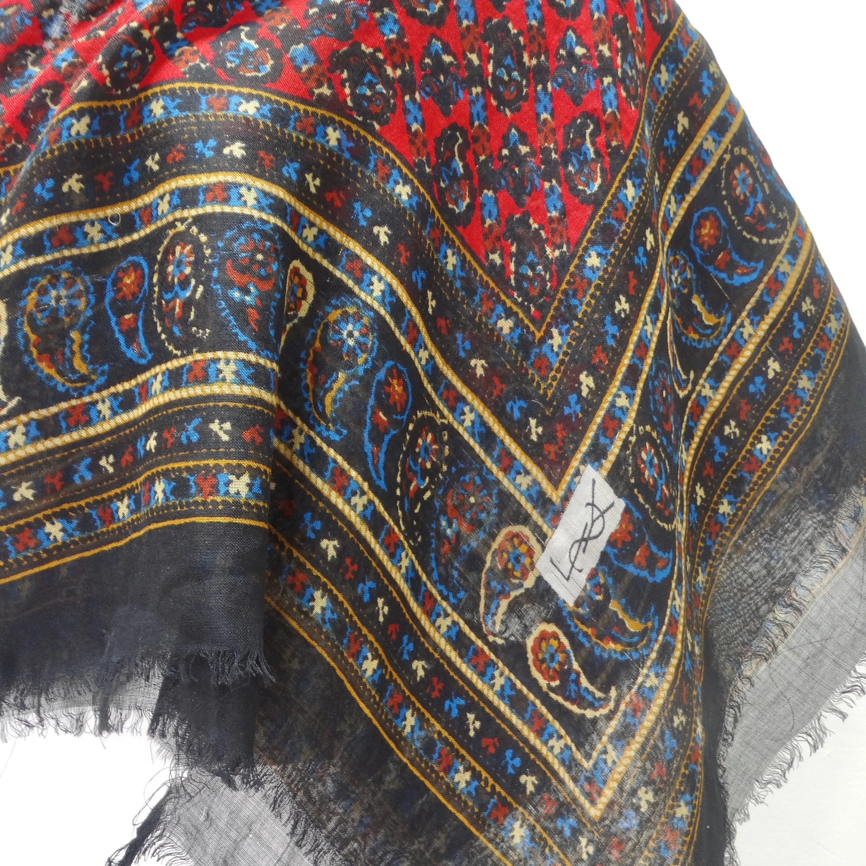Yves Saint Laurent 1980s Wool Scarf