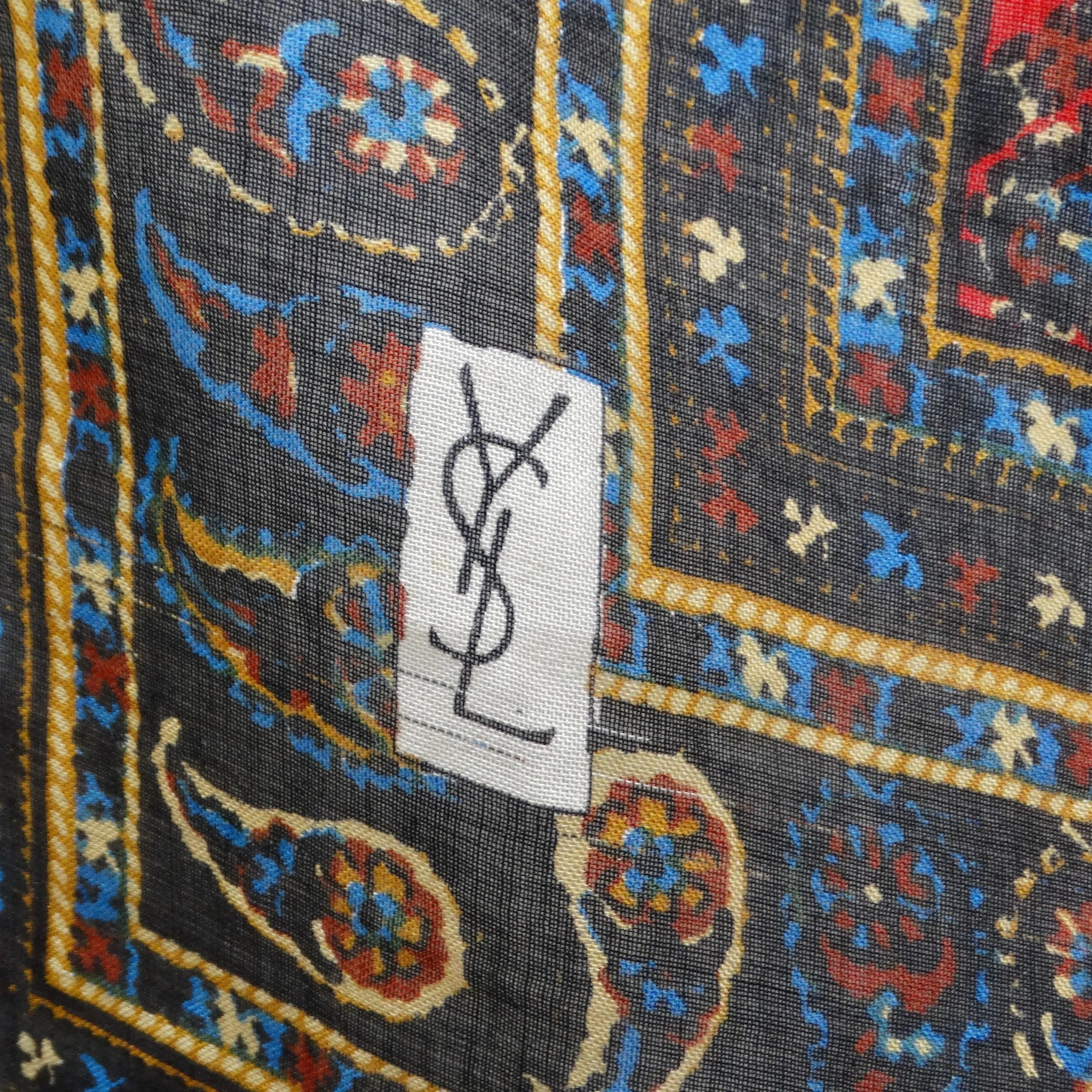 Yves Saint Laurent 1980s Wool Scarf